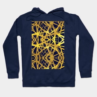 Gold and night pattern Hoodie